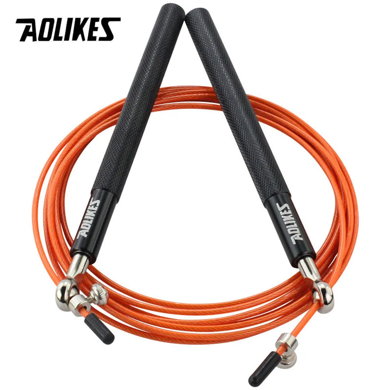 Corda Pular Speed Rope Profissional Aolikes Crossfit + Bag.
