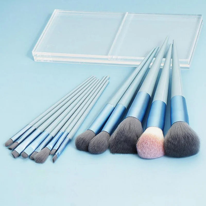 Conjunto De 13 Pincéis De Maquiagem Beauty Makeup Brush Blus.